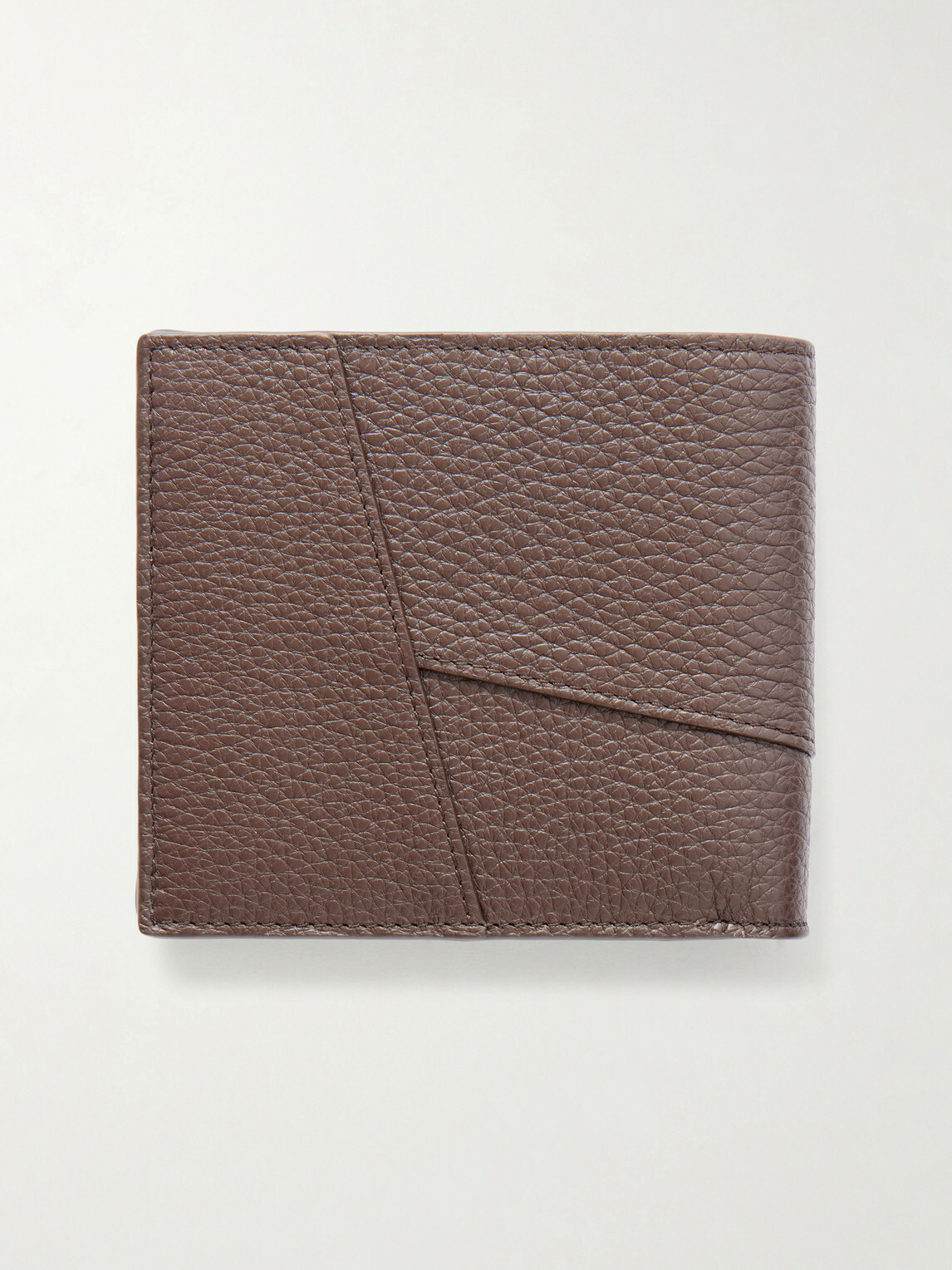 LOEWE - Puzzle Edge Panelled Full-Grain Leather Bifold Wallet
