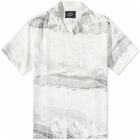 Portuguese Flannel Men's Marble Vacation Shirt in White/Grey