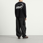 Boiler Room Men's Waffle Long Sleeve T-Shirt in Black