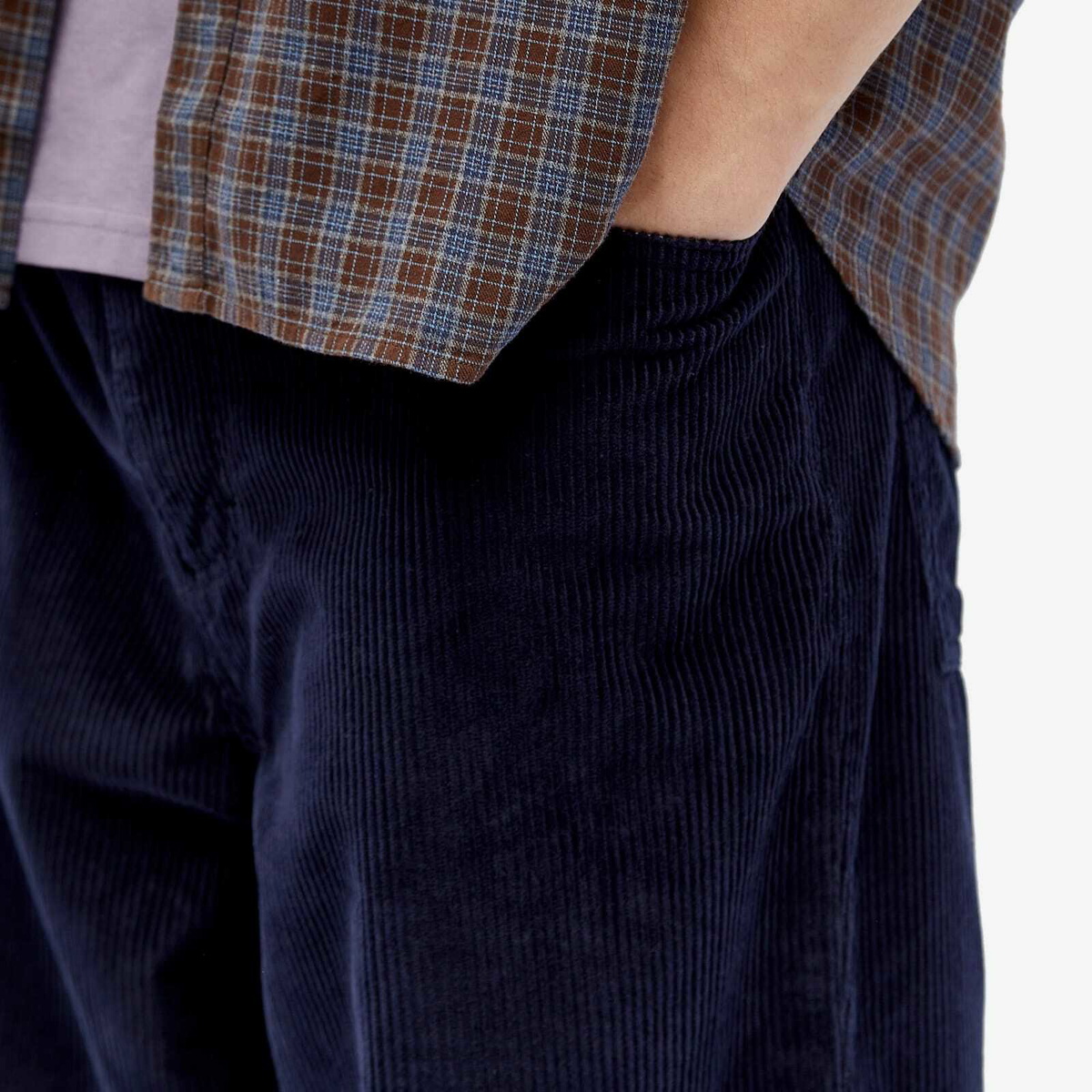 Polar Skate Co. Men's Big Boy Cord Pant in Navy