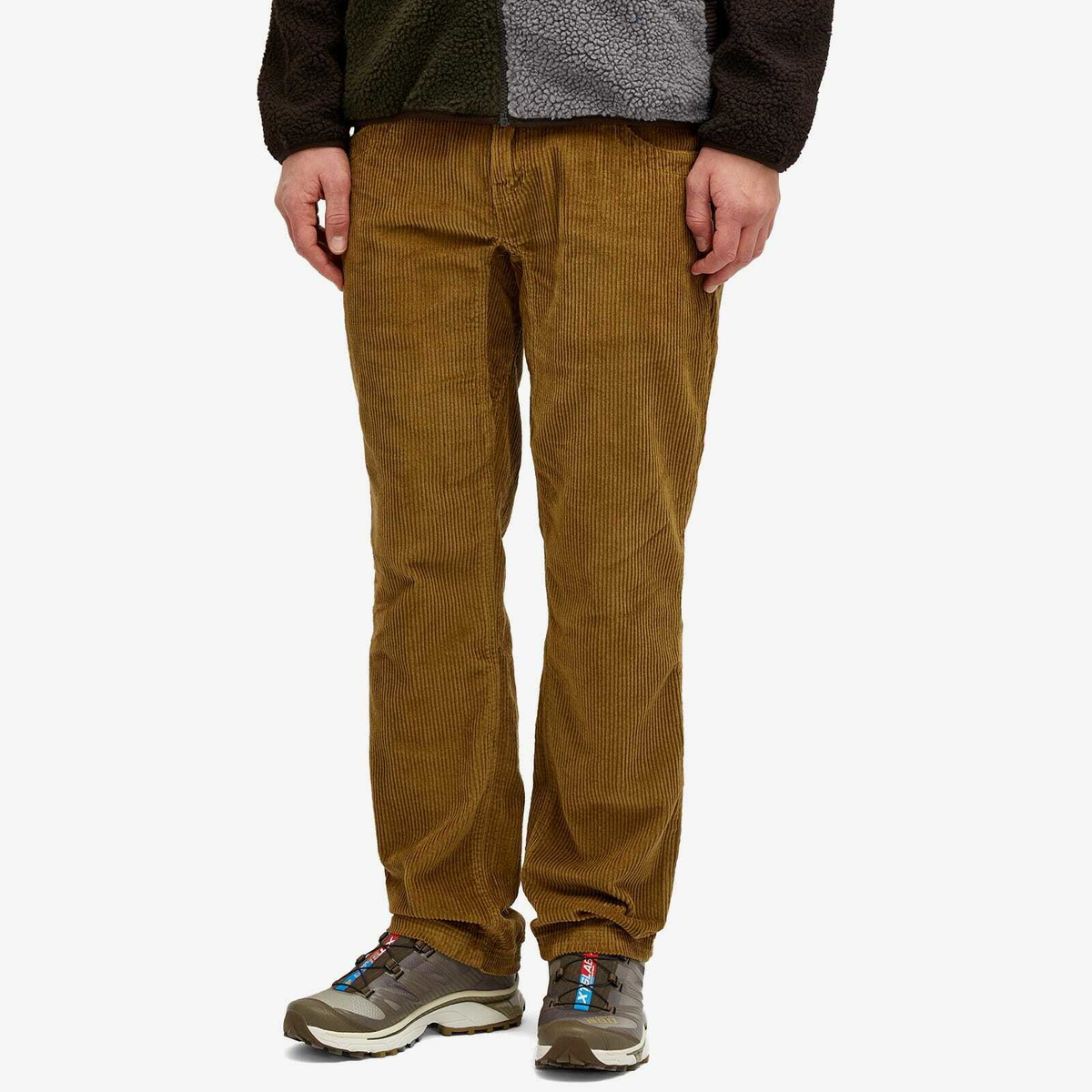 KAVU Men's Chilli Roy Corduroy Trousers in Olive Branch