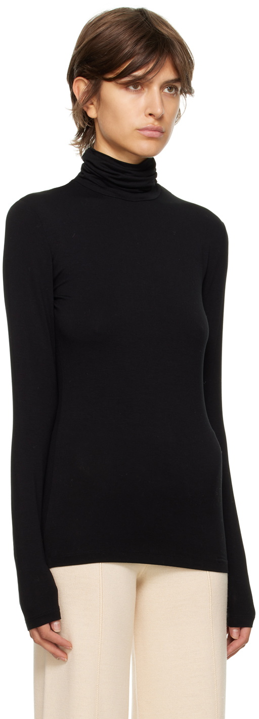 Max Mara Leisure Black Dede Turtleneck
