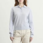 Maison Margiela Women's Polo Neck Knit in Pale Blue