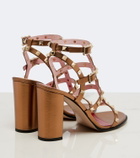 Valentino Garavani Rockstud metallic leather sandals