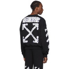 Off-White Black Airport Tape Sweatshirt