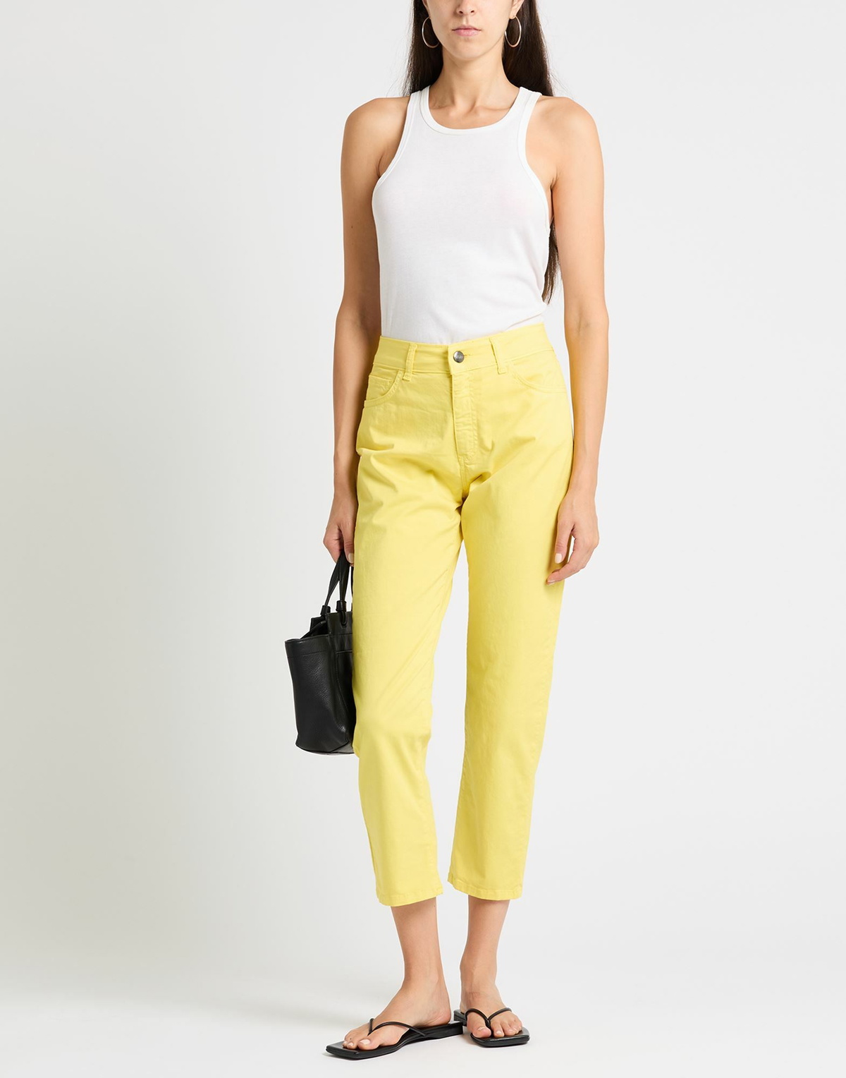 Jijil Womens Pants in Yellow