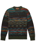 Missoni - Space-Dyed Wool-Blend Sweater - Green