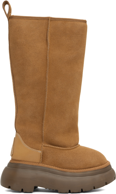 Photo: R13 Brown Tall Chunky Shearling Boots