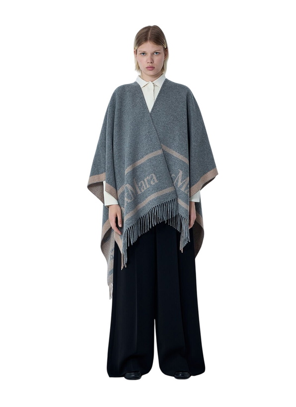 Photo: Max Mara Hilde Logo Motif Scarf