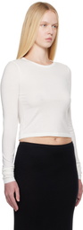 ÉTERNE Off-White Long Sleeve Baby T-shirt