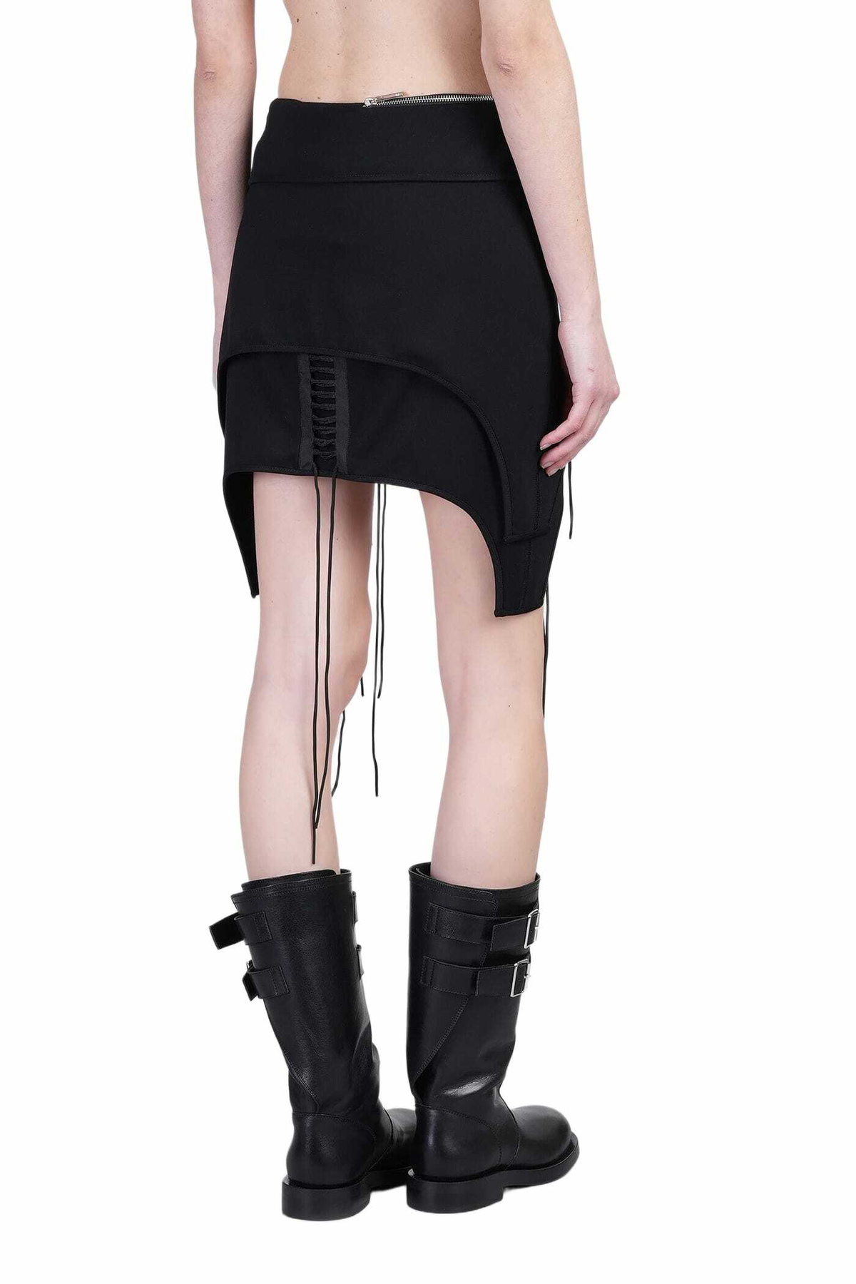 Helmut Lang Skirt In Black Rayon