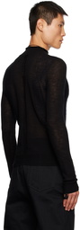 Rick Owens Black Harness Sweater