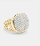 Marina B Tigella 18kt gold ring with diamonds