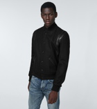 Saint Laurent - Teddy varsity jacket