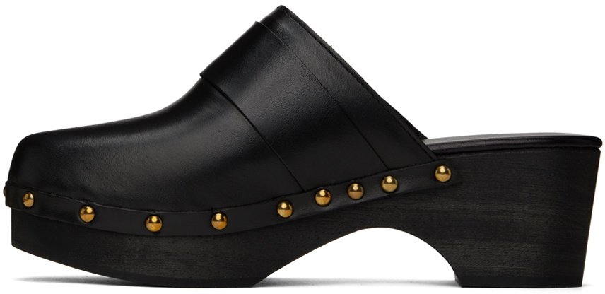 Aeyde Black Bibi Clogs