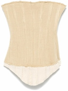 Elena Velez Knitted Corset Top