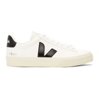 Veja White and Black Campo Sneakers