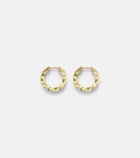 Octavia Elizabeth Ivy Eternity 18kt gold earrings with diamonds