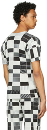 Homme Plissé Issey Miyake Black & Off-White Check House T-Shirt