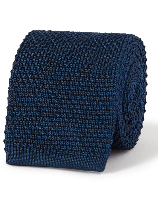 Photo: Anderson & Sheppard - 6cm Knitted Silk Tie