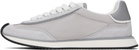 Dolce&Gabbana Gray Mixed-Material 'DG' Cushion Sneakers