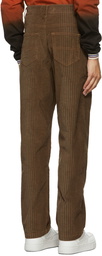 Ahluwalia Brown Corduroy Signature Jeans