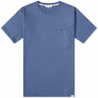 Norse Projects Men's Johannes Standard Pocket T-Shirt in Calcite Blue