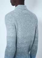 ERL Ribbed Knit Polo Sweater