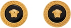 Versace Enamel Medusa Stud Earrings