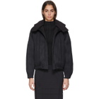 Pleats Please Issey Miyake Reversible Black Down Plisse Jacket