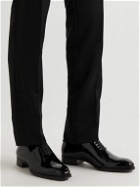 TOM FORD - Elkan Whole-Cut Patent-Leather Oxford Shoes - Black