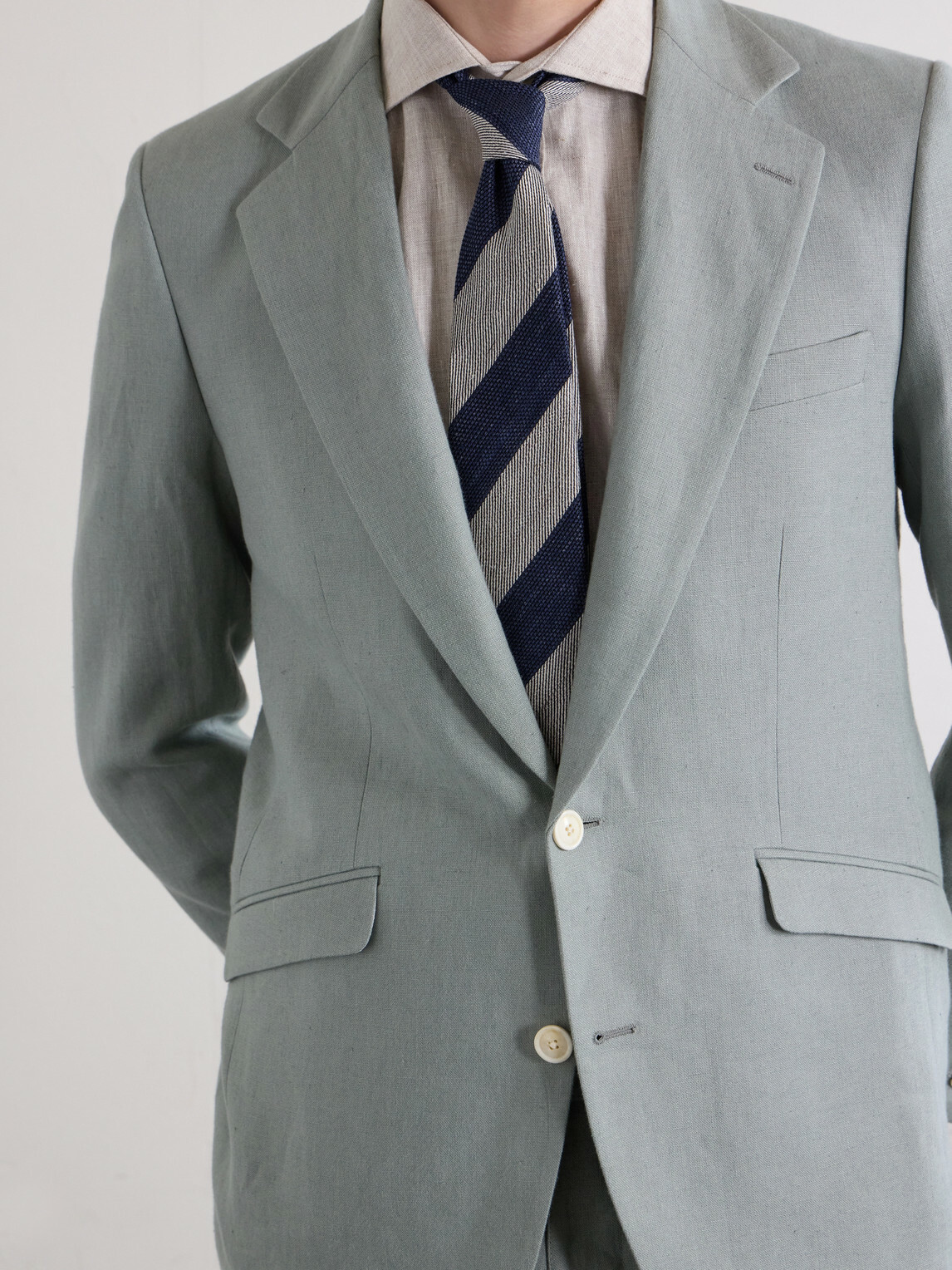 Favourbrook - Cooper Linen Suit Jacket - Green