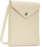 LEMAIRE Off-White Enveloppe Strap Pouch