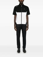 RLX Ralph Lauren Black Stratus Windbreaker Logo-Embroidered Jacket