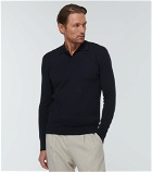 Loro Piana - Buttonless wool polo shirt
