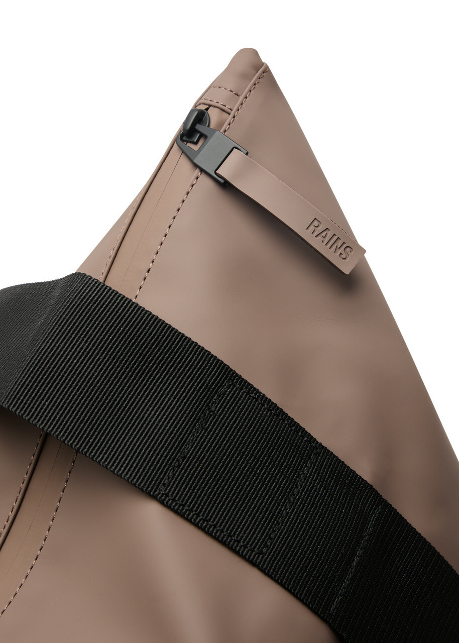 Rains Mini Rubberised Tote - Chocolate - One Size