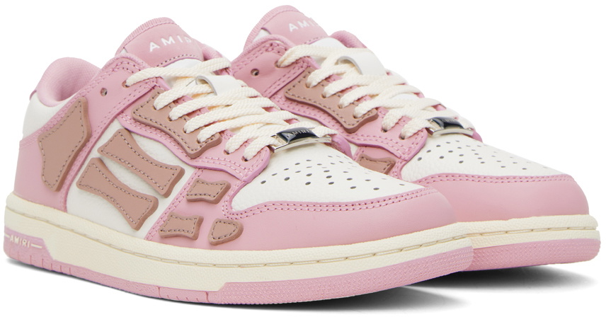 AMIRI Pink Skel Top Low Sneakers