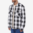 Dickies Men's Lined Sacramento Check Overshirt in Black