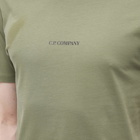 C.P. Company Men's Centre Logo T-Shirt in Bronze Green