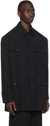 Balenciaga Black Fluid Jacket