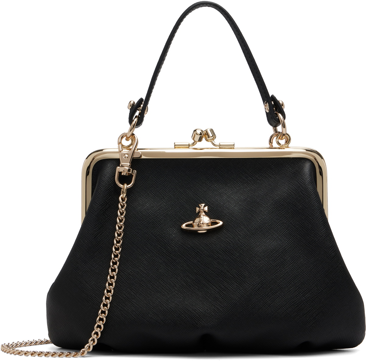 Vivienne Westwood Black Nano Orb Bag Vivienne Westwood