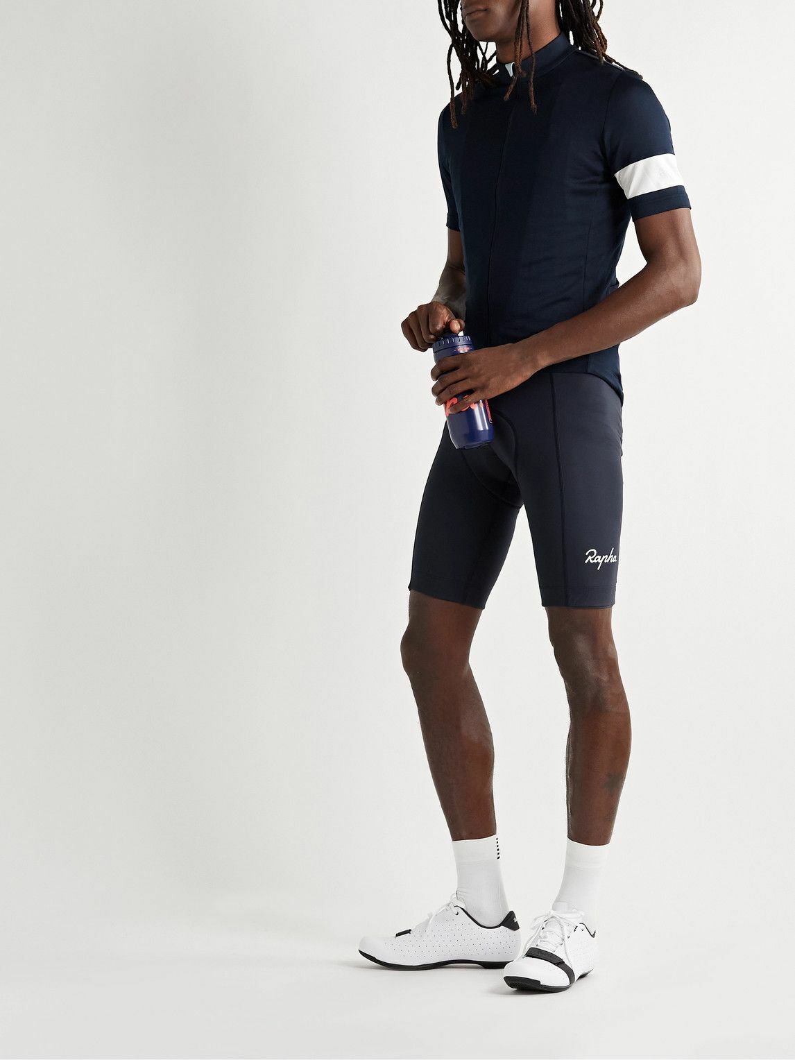 Rapha Classic Recycled Cycling Bib Shorts Blue Rapha