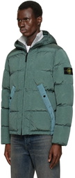 Stone Island Green 4100019 Nylon Metal Down Jacket