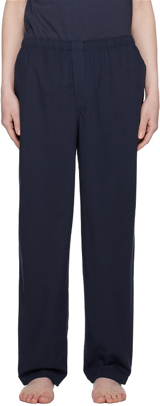 Photo: Sunspel Navy Three-Pocket Pyjama Pants