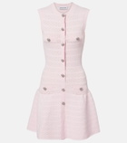 Self-Portrait Embellished pointelle minidress