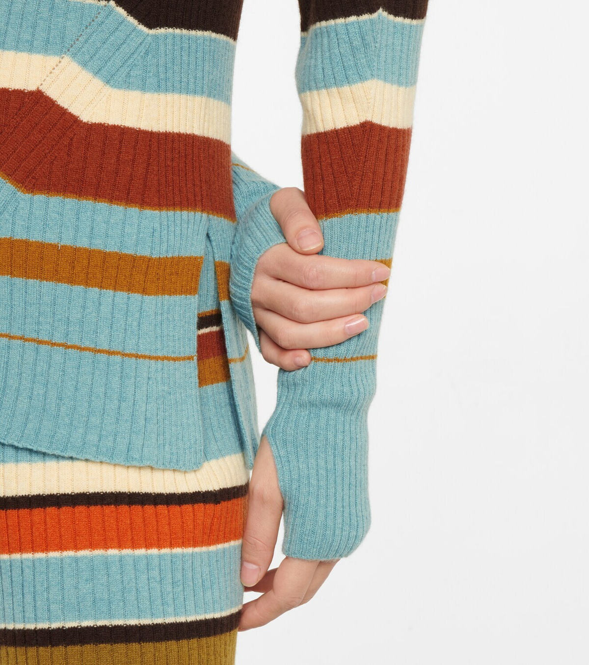 Ulla Johnson Chesca striped wool and cashmere sweater
