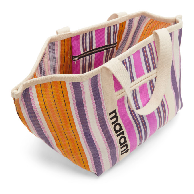 Isabel Marant White and Purple Warden Tote Isabel Marant