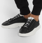 Y-3 - Tangutsu Canvas, Suede and Leather Sneakers - Black