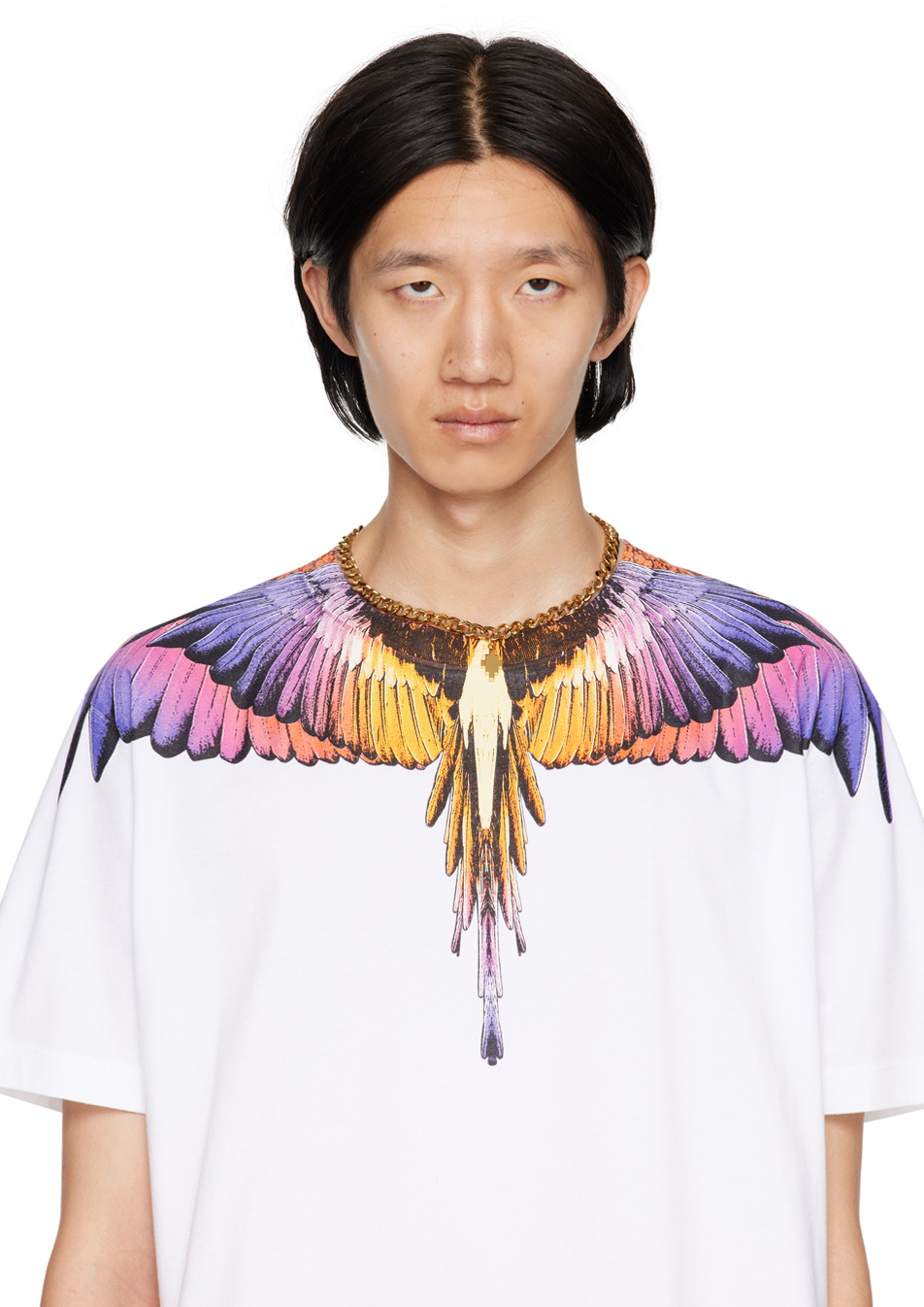 Marcelo Burlon County of Milan Gold Cross Pendant Necklace
