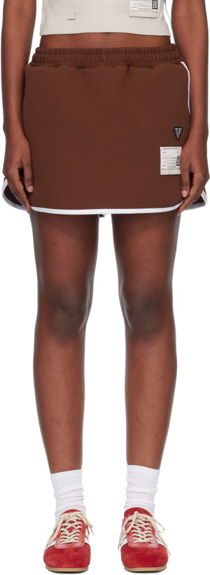 Photo: Maison MIHARA YASUHIRO Brown Jogger Shorts